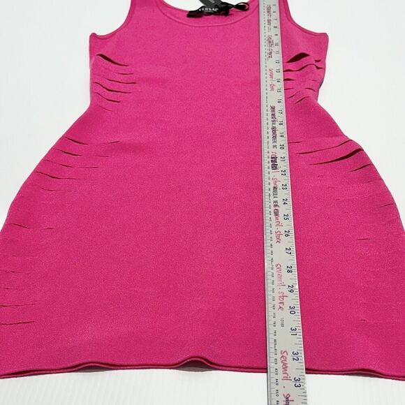 Versace Runway IT 44/ US 8 Cut Out Stretch Jersey Mini Dress Pink NWT$2,025 - Picture 15 of 16